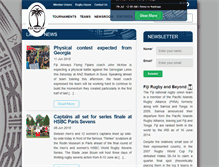 Tablet Screenshot of fijirugby.com